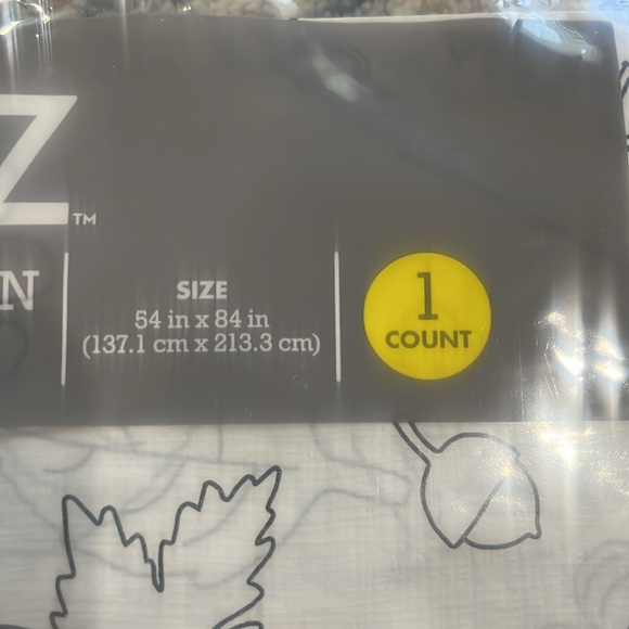 Spritz Thanksgiving Color your own Table Cover, 54 in. x 84 in. 2 Pack - Picture 3 of 4